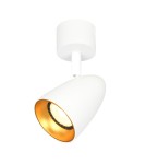 Adjustable ceiling lamps - spots - Italux Tino Spotlight/Spot 1xGU10 10W White, Gold SPL-36748-1R-WH-GD - product 1