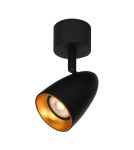 Adjustable ceiling lamps - spots - Italux Tino Spotlight/Spot 1xGU10 10W Black, Gold SPL-36748-1R-BK-GD - product 1