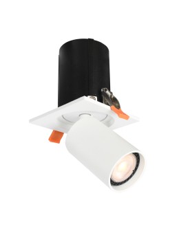 Italux Termo Spotlight/Spot 1xGU10 10W White Sandblasted SPL-50310-1S WH