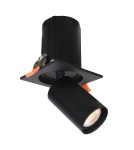 Recessed ceiling spotlights - Italux Termo Spotlight/Spot 1xGU10 10W Black Sandblasted SPL-50310-1S BK - product 1