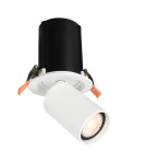 Recessed ceiling spotlights - Italux Termo Spotlight/Spot 1xGU10 10W White Sandblasted SPL-50310-1R WH - product 1