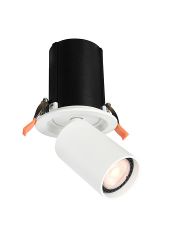 Italux Termo Spotlight/Spot 1xGU10 10W White Sandblasted SPL-50310-1R WH
