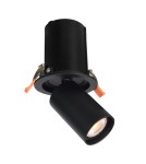 Recessed ceiling spotlights - Italux Termo Spotlight/Spot 1xGU10 10W Black Sandblasted SPL-50310-1R BK - product 1