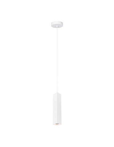 Italux Tecno Pendant 1xGU10 10W White Sandblasted PND-37492-1-WH