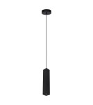 Pendant tube lamps - Italux Tecno Pendant 1xGU10 10W Sandblasted Black PND-37492-1-BK - product 1