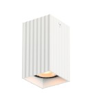 Square ceiling luminaires - Italux Tecno Surface Mounted 1xGU10 10W White Sandblasted CLN-37492-S-WH - product 1