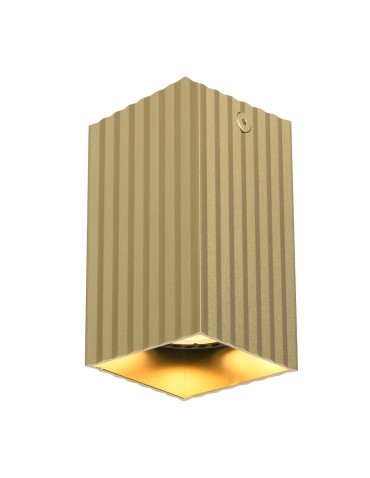 Italux Tecno Surface Mounted 1xGU10 10W Gold CLN-37492-S-GD