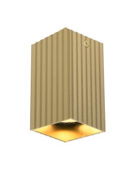 Italux Tecno Surface Mounted 1xGU10 10W Gold CLN-37492-S-GD