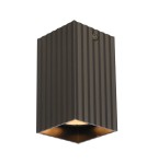 Square ceiling luminaires - Italux Tecno Surface Mounted 1xGU10 10W Brown CLN-37492-S-BRO - product 1