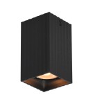 Square ceiling luminaires - Italux Tecno Surface Mounted 1xGU10 10W Black, Gold CLN-37492-S-BK - product 1