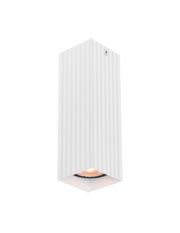 Italux Tecno Surface Mounted 1xGU10 10W White Sandblasted CLN-37492-M-WH