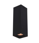 Square ceiling luminaires - Italux Tecno Surface-mounted 1xGU10 10W Sandblasted Black CLN-37492-M-BK - product 1