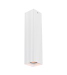 Square ceiling luminaires - Italux Tecno Surface Mounted 1xGU10 10W White Sandblasted CLN-37492-L-WH - product 1