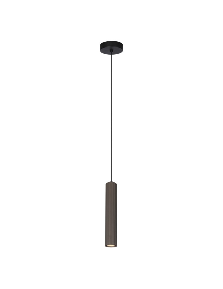 Pendant tube lamps - Italux Rilok Pendant 1xGU10 10W Brown PND-83920-1-BRO - product kolory-swiatla.pl 1