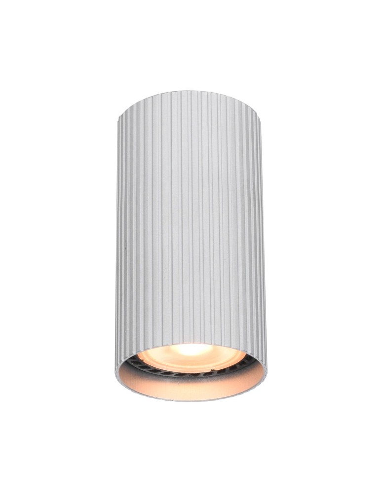Round ceiling luminaires - Italux Rilok Surface Mounted 1xGU10 10W Aluminum CLN-83920-S-ALU - product kolory-swiatla.pl 1