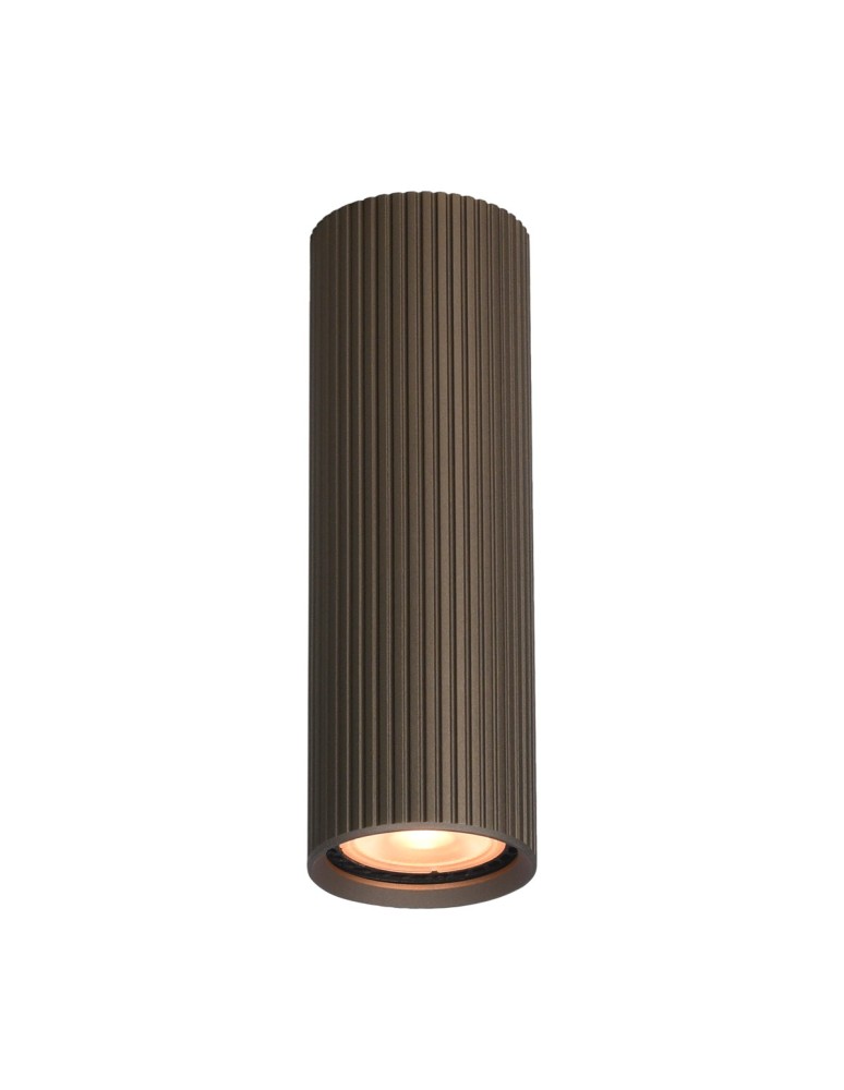 Round ceiling luminaires - Italux Rilok Surface Mounted 1xGU10 10W Brown CLN-83920-M-BRO - product kolory-swiatla.pl 1