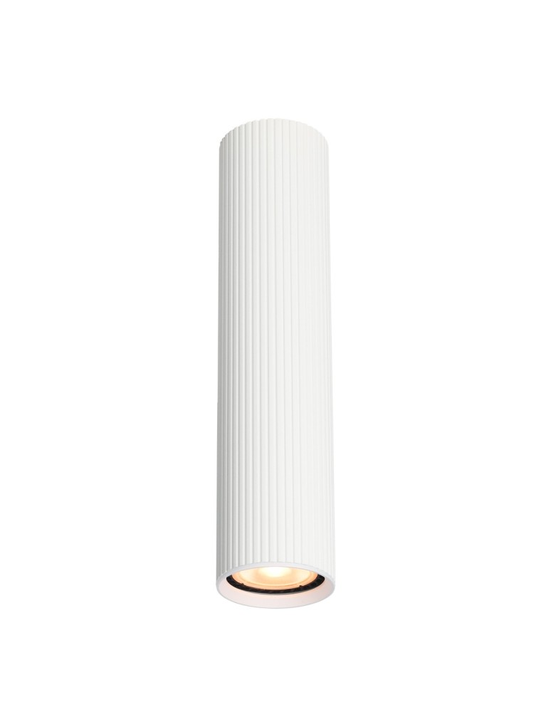 Round ceiling luminaires - Italux Rilok Surface Mounted 1xGU10 10W White Sandblasted CLN-83920-L-WH - product kolory-swiatla.pl 1