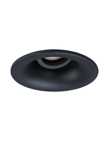 Italux Ralte Flush Mounted Ceiling 1xGU10 10W Black Sandblasted DL-36360-GU10-BK