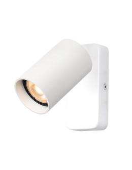 Italux Nesto Kinkiet 1xGU10 10W Biały piaskowany WL-23436-1-WH