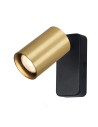 Italux Nesto Wall lamp 1xGU10 10W Black, gold WL-23436-1-BK-GD
