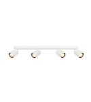 Adjustable ceiling lamps - spots - Italux Nesto Spotlight/Spot 4xGU10 10W White Sandblasted SPL-23436-4-WH - product 1