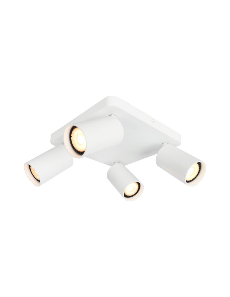 Adjustable ceiling lamps - spots - Italux Nesto Spotlight/Spot 4xGU10 10W White Sandblasted SPL-23436-4S-WH - product kolory-swiatla.pl 1