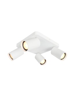 Italux Nesto Reflektorek/Spot 4xGU10 10W Biały piaskowany SPL-23436-4S-WH