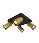 Adjustable ceiling lamps - spots - Italux Nesto Spotlight/Spot 4xGU10 10W Black, Brass SPL-23436-4S-BK-BRSS - product 1