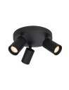 Italux Nesto Spotlight/Spot 3xGU10 10W Black Sandblasted SPL-23436-3R-BK