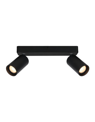 Italux Nesto Spotlight/Spot 2xGU10 10W Black Sandblasted SPL-23436-2-BK
