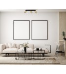 Adjustable ceiling lamps - spots - Italux Nesto Spotlight/Spot 3xGU10 10W Black Sandblasted SPL-23436-3-BK - product 2