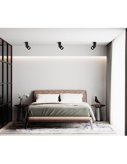 Italux Nesto Reflektorek/Spot 1xGU10 10W Czarny piaskowany SPL-23436-1R-BK - produkt 2