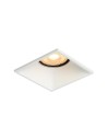 Italux Naru Flush Mounted Ceiling 1xGU10 10W White Sandblasted DL-61903C-WH