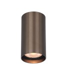 Round ceiling luminaires - Italux Lopus Surface Mounted 1xGU10 10W Brown CLN-48930-S-BRO - product 1