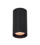 Round ceiling luminaires - Italux Lopus Surface-mounted 1xGU10 10W Sandblasted Black CLN-48930-S-BK - product 1