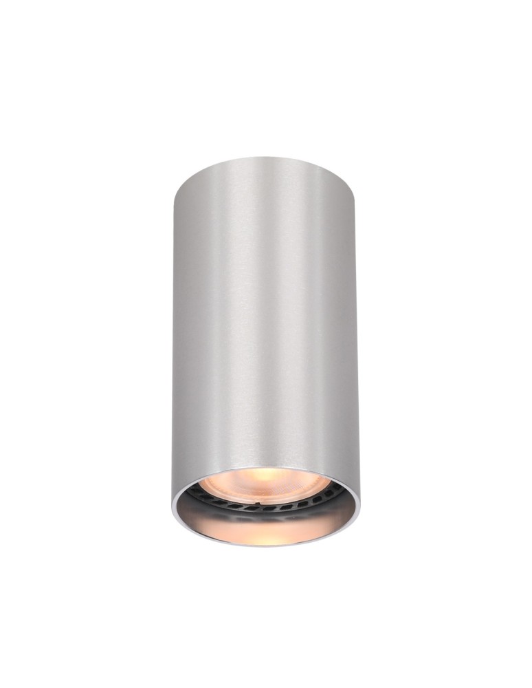 Round ceiling luminaires - Italux Lopus Surface Mounted 1xGU10 10W Aluminum CLN-48930-S-ALU - product kolory-swiatla.pl 1
