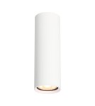 Round ceiling luminaires - Italux Lopus Surface-mounted 1xGU10 10W White Sandblasted CLN-48930-M-WH - product 1