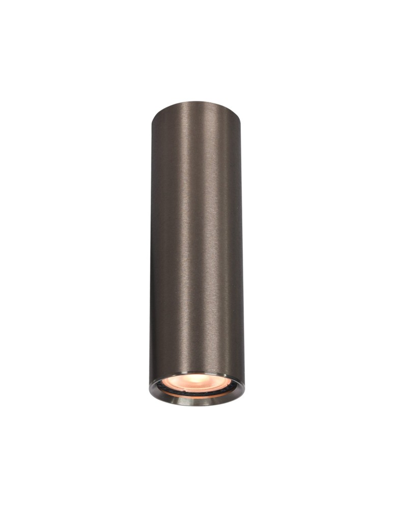 Round ceiling luminaires - Italux Lopus Surface Mounted 1xGU10 10W Brown CLN-48930-M-BRO - product kolory-swiatla.pl 1