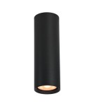 Round ceiling luminaires - Italux Lopus Surface-mounted 1xGU10 10W Sandblasted Black CLN-48930-M-BK - product 1