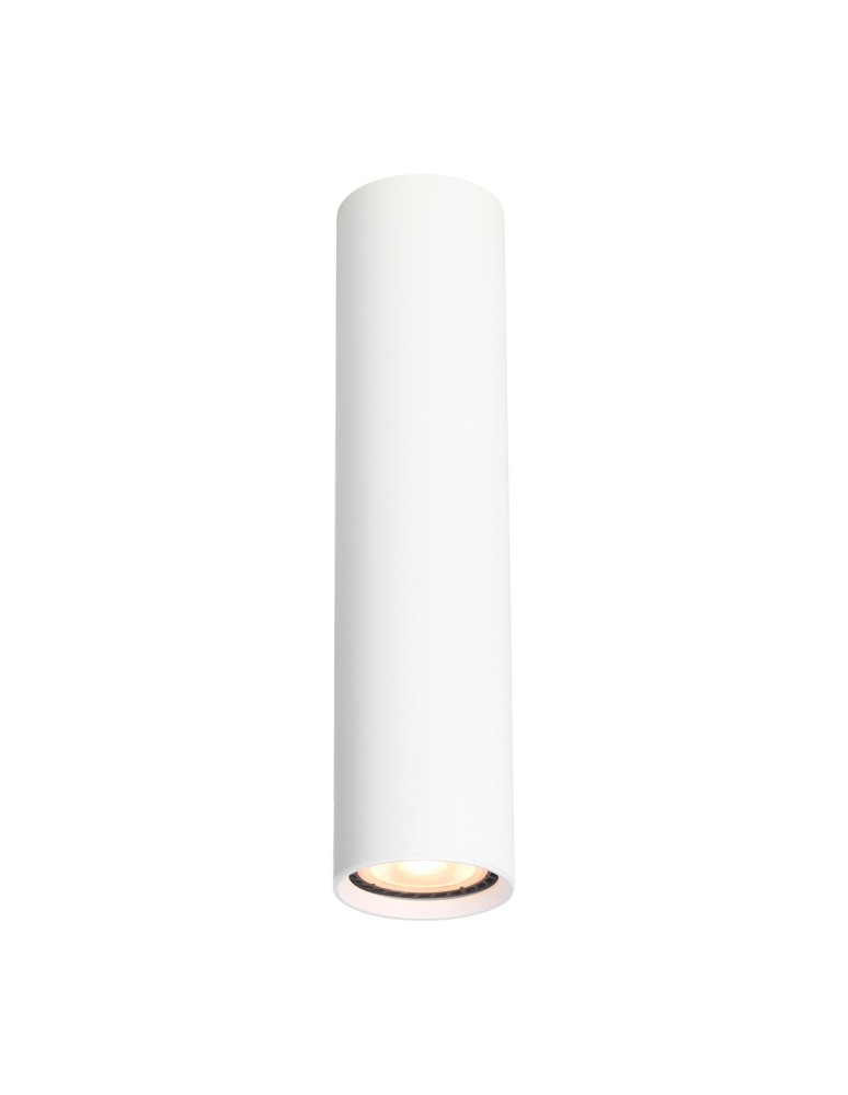 Round ceiling luminaires - Italux Lopus Surface Mounted 1xGU10 10W White Sandblasted CLN-48930-L-WH - product kolory-swiatla.pl 1