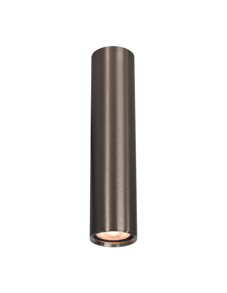 Round ceiling luminaires - Italux Lopus Surface Mounted 1xGU10 10W Brown CLN-48930-L-BRO - product kolory-swiatla.pl 1