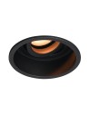Italux Gralte Flush Mounted Ceiling 1xGU10 10W Black Sandblasted DL-88290-GU-BK