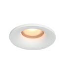 Flush-mounted hermetic lamps - Italux Barto Concealed Ceiling 1xGU10 10W IP44 White Sandblasted DL-60327-IP44-WH - product 1