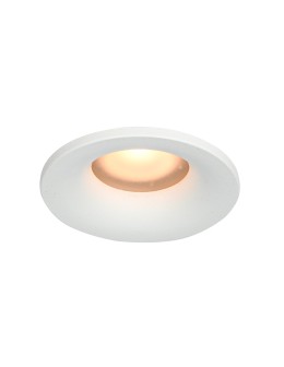 Italux Barto Concealed Ceiling 1xGU10 10W IP44 White Sandblasted DL-60327-IP44-WH