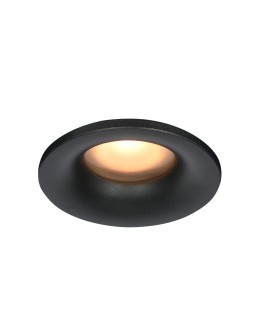 Italux Barto Concealed Ceiling 1xGU10 10W IP44 Black Sandblasted DL-60327-IP44-BK