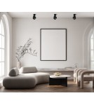 Adjustable ceiling lamps - spots - Italux Lafin Spotlight/Spot 1xGU10 10W Black Sandblasted SPL-45379-1R-BK - product 2