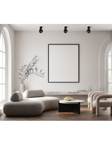 Italux Lafin Reflektorek/Spot 1xGU10 10W Czarny piaskowany SPL-45379-1R-BK - produkt 2