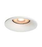 Round flush-mounted lamps - Italux Barto Concealed Ceiling 1xGU10 10W White Sandblasted DL-60327A-WH - product 1