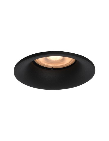 Italux Barto Concealed Ceiling 1xGU10 10W Black Sandblasted DL-60327A-BK