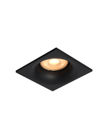 Italux Aranta Flush Mounted Ceiling 1xGU10 10W Black Sandblasted DL-61903A-BK